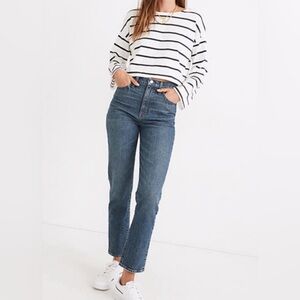 Madewell, Classic Straight Tall Jean, 27T Corson Wash